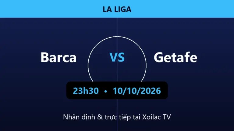 Nhận định Barca vs Getafe 23h30 ngày 10/10/2026