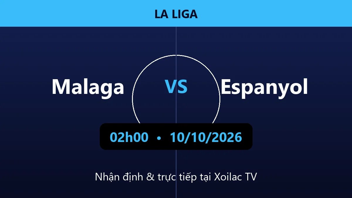 Nhận định Malaga vs Espanyol 02h00 ngày 10/10/2026